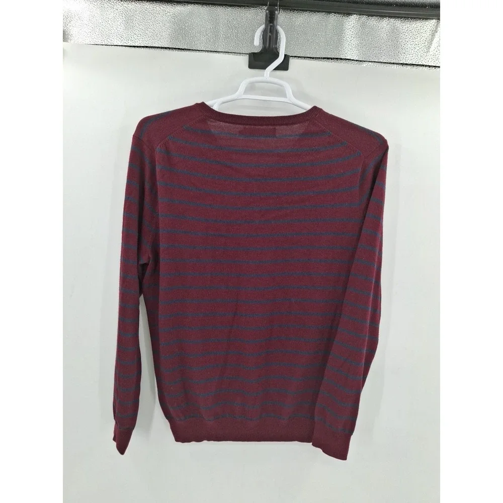 J.Crew Mens 100%Merino Wool V Neck‎ Large Sweater